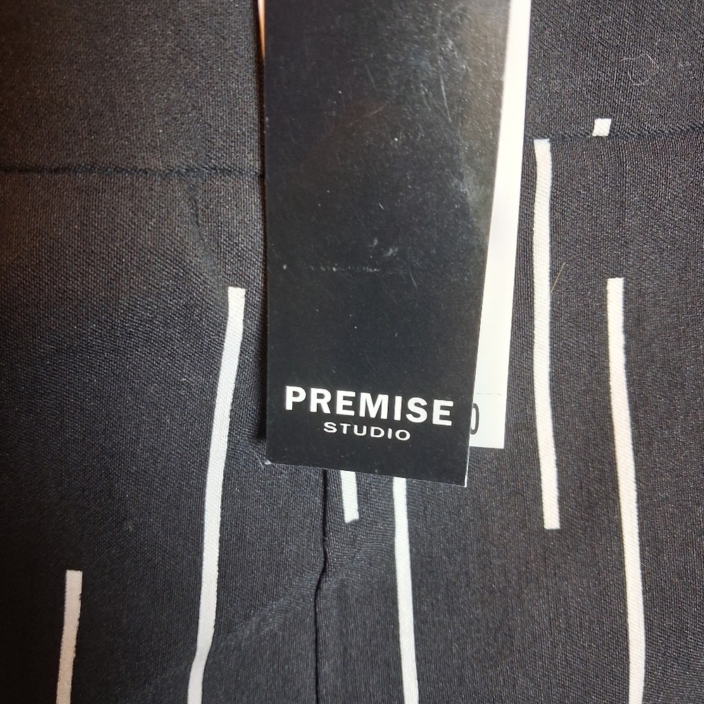NWT Premise Studio Black Pull-On Capri Pants Sz XL Career Casual - Picture 3 of 6